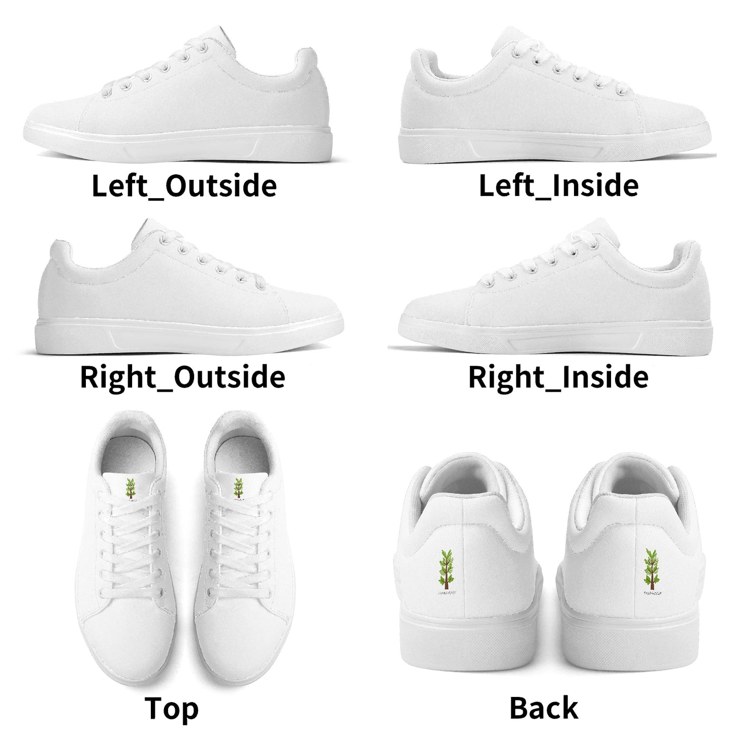 Evergreen Original - Adult Lightweight Low Top Canvas Shoes With Evergreen Logo