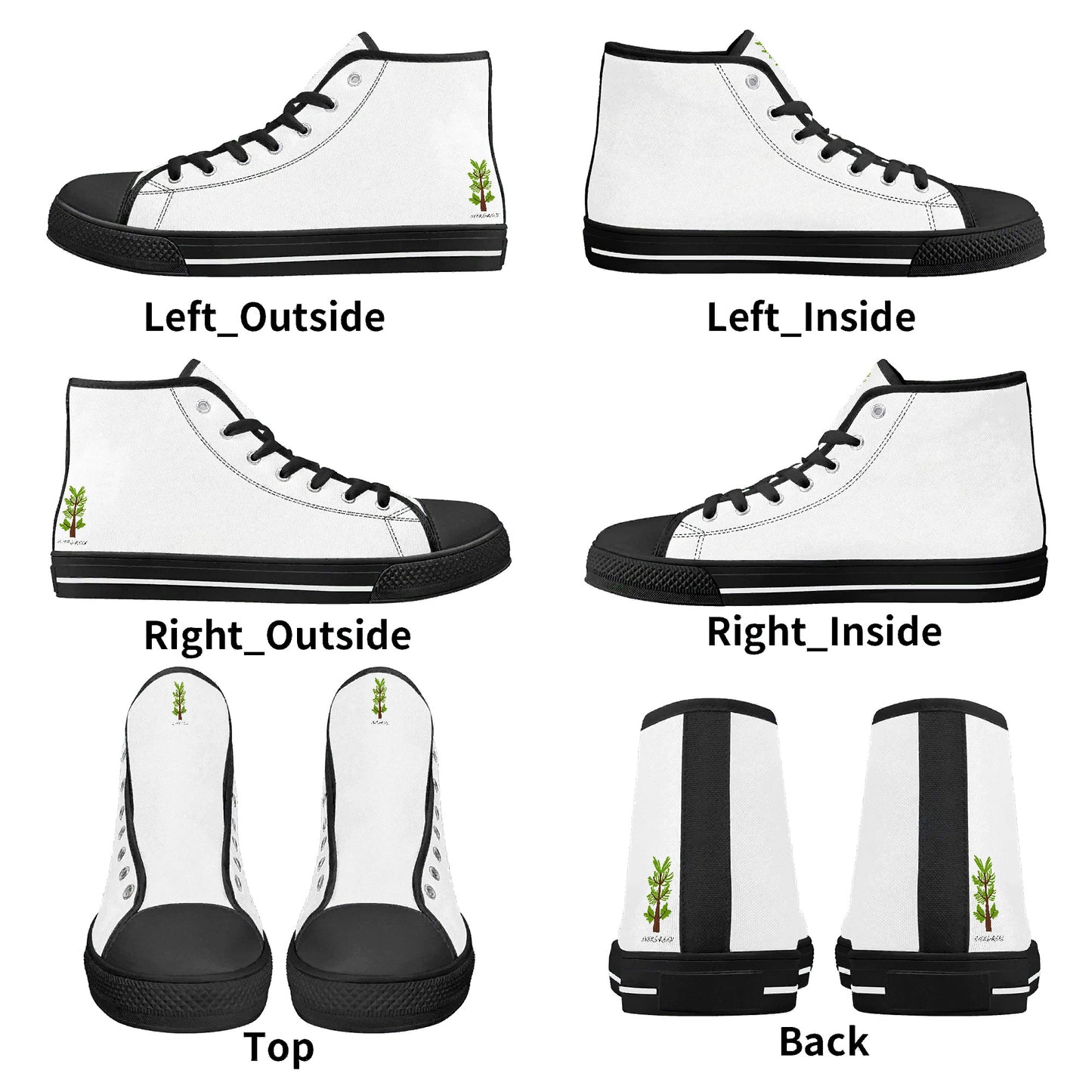 Evergreen Original - Mens High Top Canvas Shoes