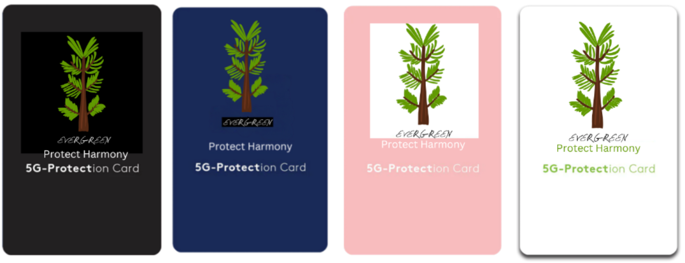 Evergreen Protect Harmony - 5G Protection Card in four colors